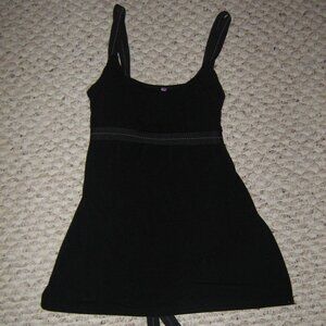 black babydoll top